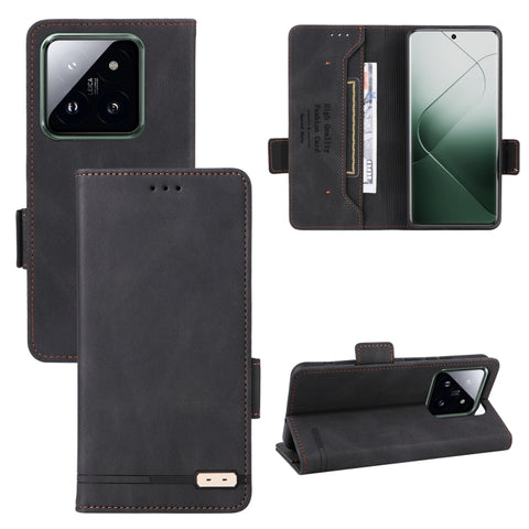 Magnetic Clasp Leather Phone Case, For Xiaomi Redmi Note 13 Pro 4G, For Xiaomi Redmi K70E 5G, For Xiaomi Redmi Note 13R Pro, For Xiaomi 14 Pro, For Xiaomi 14, For Xiaomi Redmi Note 13 5G, For Xiaomi Redmi Note 13 4G, For Xiaomi Redmi 13C               ...