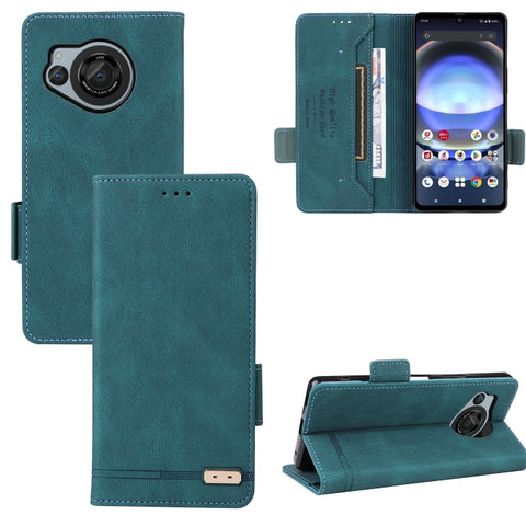 Magnetic Clasp Leather Phone Case, For Sharp Aquos wish6, For Sharp Aquos R11, For Sharp Aquos wish5, For Sharp Aquos Sense9, For Sharp Aquos R9 Pro, For Sharp Aquos Sense8, For Sharp Aquos R8, For Sharp Aquos Wish 3