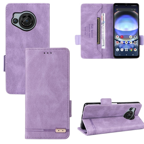 Magnetic Clasp Leather Phone Case, For Sharp Aquos wish6, For Sharp Aquos R11, For Sharp Aquos wish5, For Sharp Aquos Sense9, For Sharp Aquos R9 Pro, For Sharp Aquos Sense8, For Sharp Aquos R8, For Sharp Aquos Wish 3