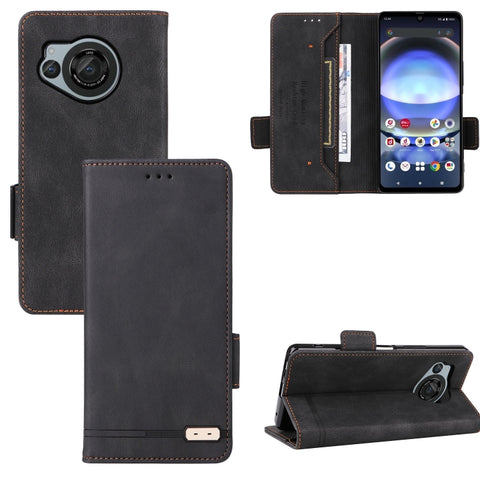 Magnetic Clasp Leather Phone Case, For Sharp Aquos wish6, For Sharp Aquos R11, For Sharp Aquos wish5, For Sharp Aquos Sense9, For Sharp Aquos R9 Pro, For Sharp Aquos Sense8, For Sharp Aquos R8, For Sharp Aquos Wish 3