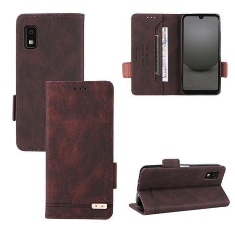 Magnetic Clasp Leather Phone Case, For Sharp Aquos wish6, For Sharp Aquos R11, For Sharp Aquos wish5, For Sharp Aquos Sense9, For Sharp Aquos R9 Pro, For Sharp Aquos Sense8, For Sharp Aquos R8, For Sharp Aquos Wish 3