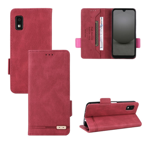 Magnetic Clasp Leather Phone Case, For Sharp Aquos wish6, For Sharp Aquos R11, For Sharp Aquos wish5, For Sharp Aquos Sense9, For Sharp Aquos R9 Pro, For Sharp Aquos Sense8, For Sharp Aquos R8, For Sharp Aquos Wish 3