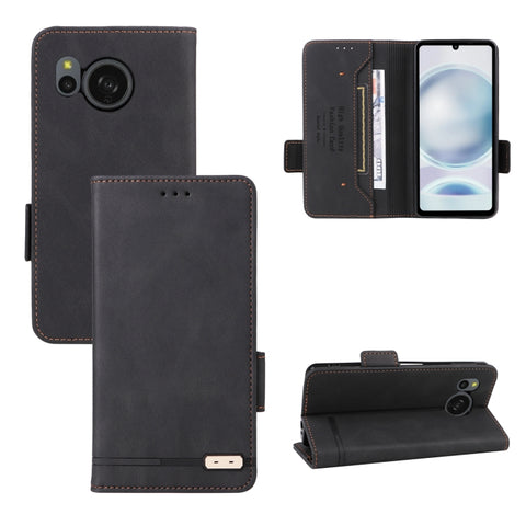 Magnetic Clasp Leather Phone Case, For Sharp Aquos wish6, For Sharp Aquos R11, For Sharp Aquos wish5, For Sharp Aquos Sense9, For Sharp Aquos R9 Pro, For Sharp Aquos Sense8, For Sharp Aquos R8, For Sharp Aquos Wish 3