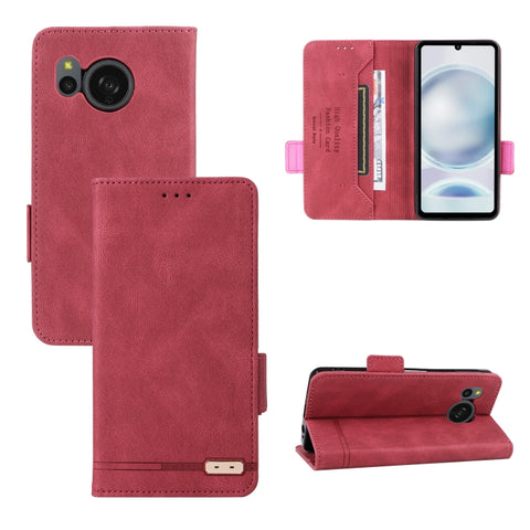 Magnetic Clasp Leather Phone Case, For Sharp Aquos wish6, For Sharp Aquos R11, For Sharp Aquos wish5, For Sharp Aquos Sense9, For Sharp Aquos R9 Pro, For Sharp Aquos Sense8, For Sharp Aquos R8, For Sharp Aquos Wish 3