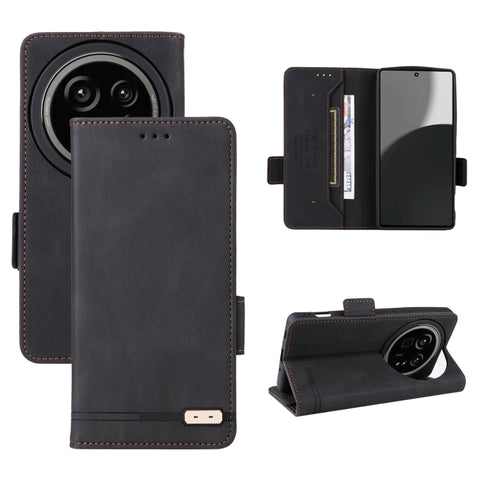 Magnetic Clasp Leather Phone Case, For Sharp Aquos wish6, For Sharp Aquos R11, For Sharp Aquos wish5, For Sharp Aquos Sense9, For Sharp Aquos R9 Pro, For Sharp Aquos Sense8, For Sharp Aquos R8, For Sharp Aquos Wish 3