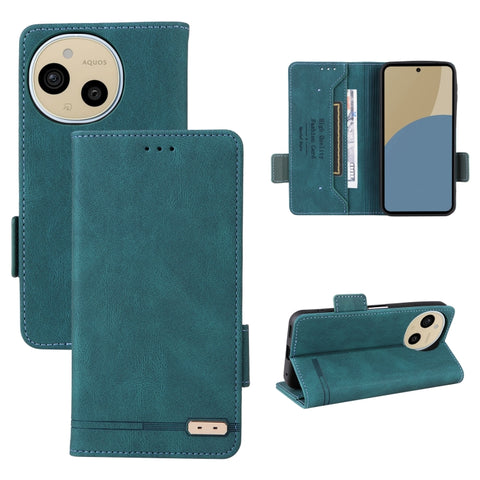 Magnetic Clasp Leather Phone Case, For Sharp Aquos wish6, For Sharp Aquos R11, For Sharp Aquos wish5, For Sharp Aquos Sense9, For Sharp Aquos R9 Pro, For Sharp Aquos Sense8, For Sharp Aquos R8, For Sharp Aquos Wish 3