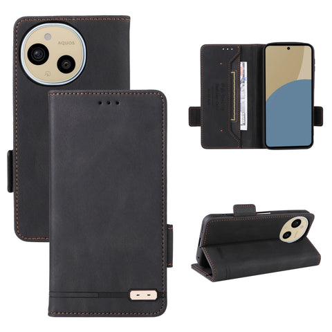 Magnetic Clasp Leather Phone Case, For Sharp Aquos wish6, For Sharp Aquos R11, For Sharp Aquos wish5, For Sharp Aquos Sense9, For Sharp Aquos R9 Pro, For Sharp Aquos Sense8, For Sharp Aquos R8, For Sharp Aquos Wish 3