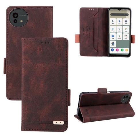 Magnetic Clasp Leather Phone Case, For Sharp Aquos wish6, For Sharp Aquos R11, For Sharp Aquos wish5, For Sharp Aquos Sense9, For Sharp Aquos R9 Pro, For Sharp Aquos Sense8, For Sharp Aquos R8, For Sharp Aquos Wish 3