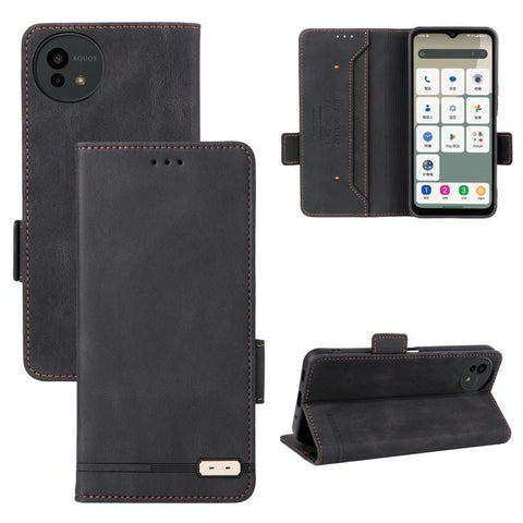 Magnetic Clasp Leather Phone Case, For Sharp Aquos wish6, For Sharp Aquos R11, For Sharp Aquos wish5, For Sharp Aquos Sense9, For Sharp Aquos R9 Pro, For Sharp Aquos Sense8, For Sharp Aquos R8, For Sharp Aquos Wish 3
