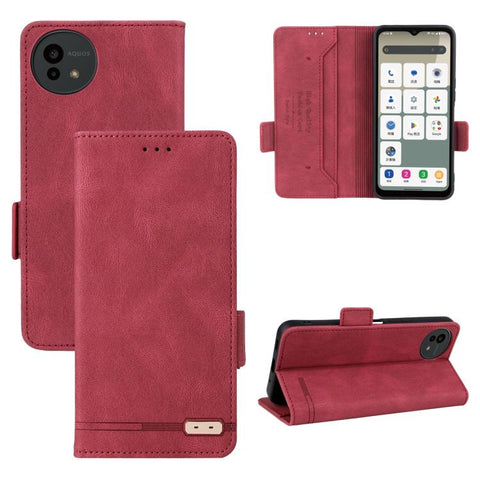 Magnetic Clasp Leather Phone Case, For Sharp Aquos wish6, For Sharp Aquos R11, For Sharp Aquos wish5, For Sharp Aquos Sense9, For Sharp Aquos R9 Pro, For Sharp Aquos Sense8, For Sharp Aquos R8, For Sharp Aquos Wish 3