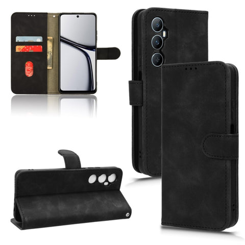 Skin Feel Magnetic Flip Leather Phone Case, For Realme C67 4G, For Realme 11 5G / 11X 5G, For Realme C53 4G, For Realme 11, For Realme 11 Pro / 11 Pro+, For Realme C65 4G