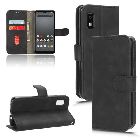 Skin Feel Magnetic Flip Leather Phone Case, For Sharp Aquos wish6, For Sharp Aquos R11, For Sharp Aquos R10, For Sharp Aquos wish5, For Sharp Aquos Sense9, For Sharp Aquos R9, For Sharp Aquos Sense8, For Sharp Aquos Wish 3