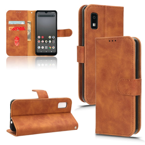Skin Feel Magnetic Flip Leather Phone Case, For Sharp Aquos wish6, For Sharp Aquos R11, For Sharp Aquos R10, For Sharp Aquos wish5, For Sharp Aquos Sense9, For Sharp Aquos R9, For Sharp Aquos Sense8, For Sharp Aquos Wish 3