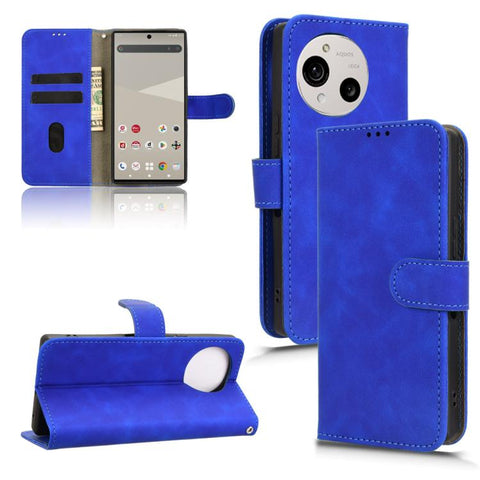 Skin Feel Magnetic Flip Leather Phone Case, For Sharp Aquos wish6, For Sharp Aquos R11, For Sharp Aquos R10, For Sharp Aquos wish5, For Sharp Aquos Sense9, For Sharp Aquos R9, For Sharp Aquos Sense8, For Sharp Aquos Wish 3