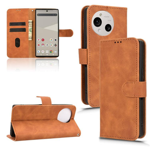Skin Feel Magnetic Flip Leather Phone Case, For Sharp Aquos wish6, For Sharp Aquos R11, For Sharp Aquos R10, For Sharp Aquos wish5, For Sharp Aquos Sense9, For Sharp Aquos R9, For Sharp Aquos Sense8, For Sharp Aquos Wish 3
