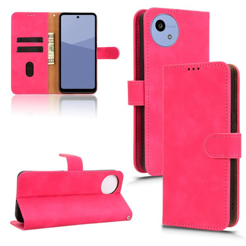 Skin Feel Magnetic Flip Leather Phone Case, For Sharp Aquos wish6, For Sharp Aquos R11, For Sharp Aquos R10, For Sharp Aquos wish5, For Sharp Aquos Sense9, For Sharp Aquos R9, For Sharp Aquos Sense8, For Sharp Aquos Wish 3