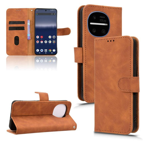 Skin Feel Magnetic Flip Leather Phone Case, For Sharp Aquos wish6, For Sharp Aquos R11, For Sharp Aquos R10, For Sharp Aquos wish5, For Sharp Aquos Sense9, For Sharp Aquos R9, For Sharp Aquos Sense8, For Sharp Aquos Wish 3