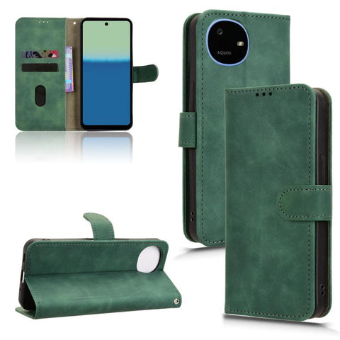 Skin Feel Magnetic Flip Leather Phone Case, For Sharp Aquos wish6, For Sharp Aquos R11, For Sharp Aquos R10, For Sharp Aquos wish5, For Sharp Aquos Sense9, For Sharp Aquos R9, For Sharp Aquos Sense8, For Sharp Aquos Wish 3