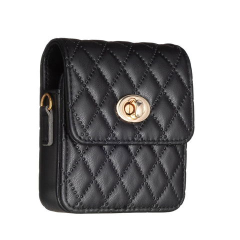 BFB03 Diamond Lattice Magnetic Leather Phone Case, For OPPO Find N2 Flip