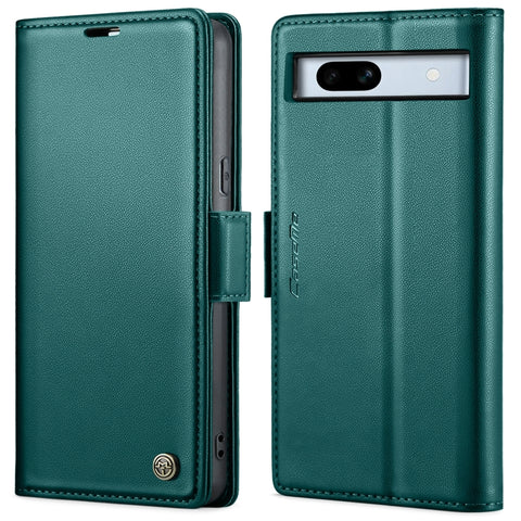 CaseMe 023 Butterfly Buckle Litchi Texture RFID Anti-theft Leather Phone Case, For Google Pixel 10 Pro XL / 9 Pro XL, For Google Pixel 10 / 10 Pro / 9, For Google Pixel 8a, For Google Pixel 8 Pro, For Google Pixel 8, For Google Pixel 7a