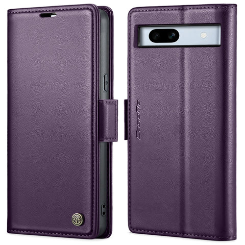 CaseMe 023 Butterfly Buckle Litchi Texture RFID Anti-theft Leather Phone Case, For Google Pixel 10 Pro XL / 9 Pro XL, For Google Pixel 10 / 10 Pro / 9, For Google Pixel 8a, For Google Pixel 8 Pro, For Google Pixel 8, For Google Pixel 7a
