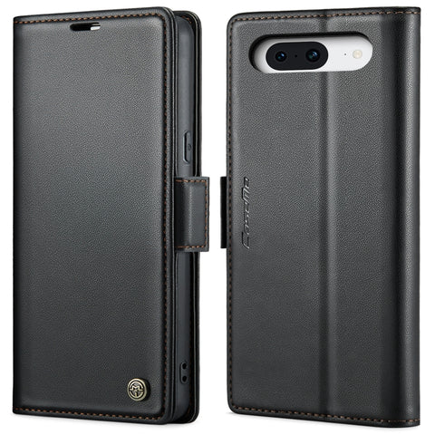 CaseMe 023 Butterfly Buckle Litchi Texture RFID Anti-theft Leather Phone Case, For Google Pixel 10 Pro XL / 9 Pro XL, For Google Pixel 10 / 10 Pro / 9, For Google Pixel 8a, For Google Pixel 8 Pro, For Google Pixel 8, For Google Pixel 7a