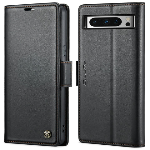 CaseMe 023 Butterfly Buckle Litchi Texture RFID Anti-theft Leather Phone Case, For Google Pixel 10 Pro XL / 9 Pro XL, For Google Pixel 10 / 10 Pro / 9, For Google Pixel 8a, For Google Pixel 8 Pro, For Google Pixel 8, For Google Pixel 7a