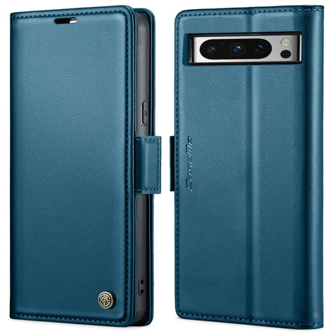 CaseMe 023 Butterfly Buckle Litchi Texture RFID Anti-theft Leather Phone Case, For Google Pixel 10 Pro XL / 9 Pro XL, For Google Pixel 10 / 10 Pro / 9, For Google Pixel 8a, For Google Pixel 8 Pro, For Google Pixel 8, For Google Pixel 7a