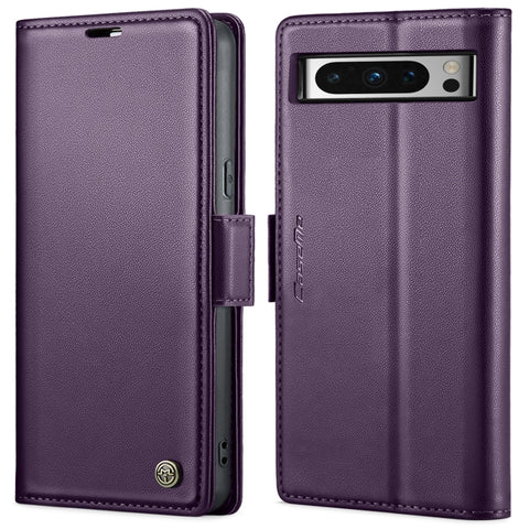 CaseMe 023 Butterfly Buckle Litchi Texture RFID Anti-theft Leather Phone Case, For Google Pixel 10 Pro XL / 9 Pro XL, For Google Pixel 10 / 10 Pro / 9, For Google Pixel 8a, For Google Pixel 8 Pro, For Google Pixel 8, For Google Pixel 7a