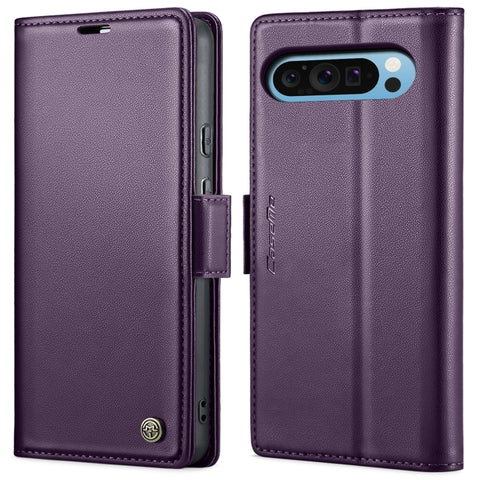 CaseMe 023 Butterfly Buckle Litchi Texture RFID Anti-theft Leather Phone Case, For Google Pixel 10 Pro XL / 9 Pro XL, For Google Pixel 10 / 10 Pro / 9, For Google Pixel 8a, For Google Pixel 8 Pro, For Google Pixel 8, For Google Pixel 7a