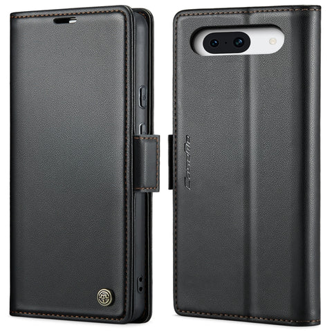 CaseMe 023 Butterfly Buckle Litchi Texture RFID Anti-theft Leather Phone Case, For Google Pixel 10 Pro XL / 9 Pro XL, For Google Pixel 10 / 10 Pro / 9, For Google Pixel 8a, For Google Pixel 8 Pro, For Google Pixel 8, For Google Pixel 7a
