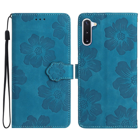 Flower Embossing Pattern Leather Phone Case, For Samsung Galaxy Note10, For Samsung Galaxy Note10+