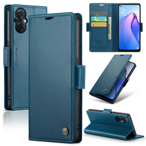 CaseMe 023 Butterfly Buckle Litchi Texture RFID Anti-theft Leather Phone Case, For OPPO A57 4G Global/A57s 4G Global, For OPPO Reno10 5G Global／Reno10 Pro Global, For OPPO Reno8 T 4G, For OPPO A77 4G Global / A57e 4G, For OPPO A78 4G, For OPPO A77s    ...