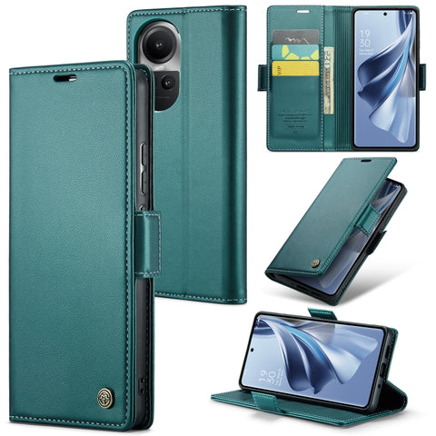 CaseMe 023 Butterfly Buckle Litchi Texture RFID Anti-theft Leather Phone Case, For OPPO A57 4G Global/A57s 4G Global, For OPPO Reno10 5G Global／Reno10 Pro Global, For OPPO Reno8 T 4G, For OPPO A77 4G Global / A57e 4G, For OPPO A78 4G, For OPPO A77s    ...