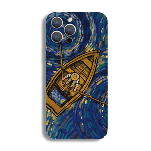 Precise Hole Oil Painting Pattern PC Phone Case, For iPhone 12 Pro, For iPhone 12 mini, For iPhone 11 Pro Max, For iPhone 11, For iPhone 11 Pro