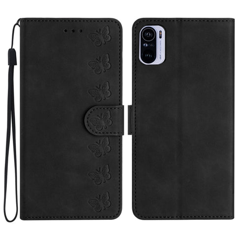 Seven Butterflies Embossed Leather Phone Case, For Xiaomi 11T / 11T Pro, For Xiaomi Redmi 10, For Xiaomi Mi 11 Ultra, For Xiaomi Mi 11 Pro, For Xiaomi Redmi Note 10 5G, For Xiaomi Redmi Note 10 4G, For Xiaomi Redmi Note 10 Pro, For Xiaomi Redmi K40