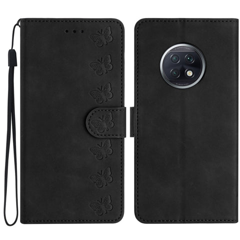 Seven Butterflies Embossed Leather Phone Case, For Xiaomi Redmi Note 9 5G / Note 9T, For Xiaomi Mi 10T Lite, For Xiaomi Mi 10T / 10T Pro, For Xiaomi Redmi 9A, For Xiaomi Redmi 9, For Xiaomi Redmi 9C, For Xiaomi Redmi Note 8T
