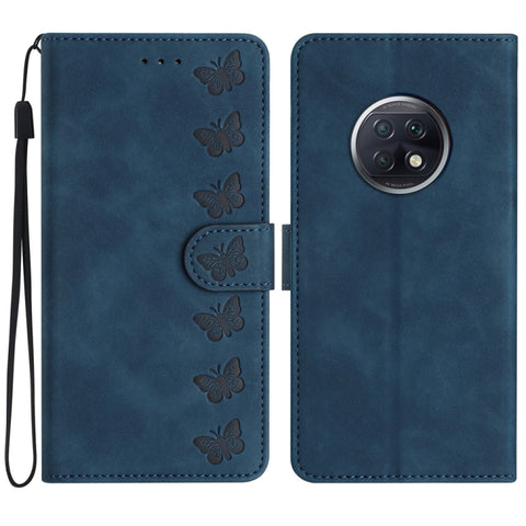 Seven Butterflies Embossed Leather Phone Case, For Xiaomi Redmi Note 9 5G / Note 9T, For Xiaomi Mi 10T Lite, For Xiaomi Mi 10T / 10T Pro, For Xiaomi Redmi 9A, For Xiaomi Redmi 9, For Xiaomi Redmi 9C, For Xiaomi Redmi Note 8T