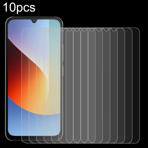 10pcs 0.26mm 9H 2.5D Tempered Glass Film, For Redmi A7 4G 171.8mm, For Redmi 17C 4G, For Xiaomi Poco C81x 4G, For Xiaomi Poco M8s 5G, For Xiaomi Poco C81 Pro 4G, For Redmi A7 Pro 171mm / Poco C85x 5G, For Redmi R70 5G / R70m 5G, For Xiaomi Poco C85x 5G...