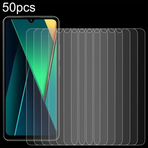 50pcs 0.26mm 9H 2.5D Tempered Glass Film, For Redmi A7 4G 171.8mm, For Redmi 17C 4G, For Xiaomi Poco C81x 4G, For Xiaomi Poco M8s 5G, For Xiaomi Poco C81 Pro 4G, For Redmi A7 Pro 171mm / Poco C85x 5G, For Redmi R70 5G / R70m 5G, For Xiaomi Poco C85x 5G...