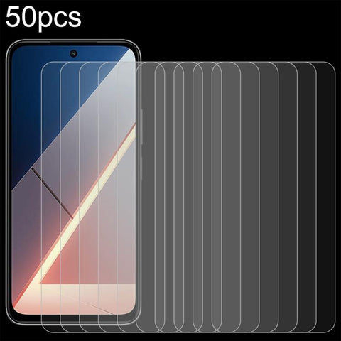 50pcs 0.26mm 9H 2.5D Tempered Glass Film, For Redmi A7 4G 171.8mm, For Redmi 17C 4G, For Xiaomi Poco C81x 4G, For Xiaomi Poco M8s 5G, For Xiaomi Poco C81 Pro 4G, For Redmi A7 Pro 171mm / Poco C85x 5G, For Redmi R70 5G / R70m 5G, For Xiaomi Poco C85x 5G...