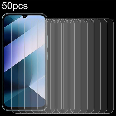 50pcs 0.26mm 9H 2.5D Tempered Glass Film, For Redmi A7 4G 171.8mm, For Redmi 17C 4G, For Xiaomi Poco C81x 4G, For Xiaomi Poco M8s 5G, For Xiaomi Poco C81 Pro 4G, For Redmi A7 Pro 171mm / Poco C85x 5G, For Redmi R70 5G / R70m 5G, For Xiaomi Poco C85x 5G...