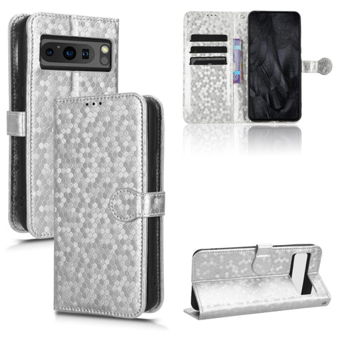 Honeycomb Dot Texture Leather Phone Case, For Google Pixel 8 Pro, For Google Pixel 8