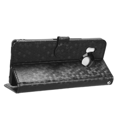 Honeycomb Dot Texture Leather Phone Case, For Sharp Aquos R8, For Sharp Aquos Wish 3