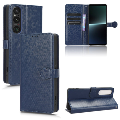 Honeycomb Dot Texture Leather Phone Case, For Sony Xperia 10 VIII, For Sony Xperia 1 VIII, For Sony Xperia 10 VII, For Sony Xperia 1 VII, For Sony Xperia 10 VI, For Sony Xperia 1 VI, For Sony Xperia 1 V, For Sony Xperia 10 V