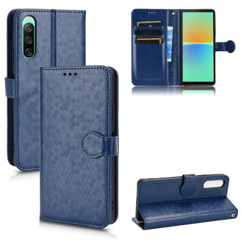 Honeycomb Dot Texture Leather Phone Case, For Sony Xperia 10 VIII, For Sony Xperia 1 VIII, For Sony Xperia 10 VII, For Sony Xperia 1 VII, For Sony Xperia 10 VI, For Sony Xperia 1 VI, For Sony Xperia 1 V, For Sony Xperia 10 V