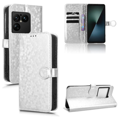 Honeycomb Dot Texture Leather Phone Case, For Sony Xperia 10 VIII, For Sony Xperia 1 VIII, For Sony Xperia 10 VII, For Sony Xperia 1 VII, For Sony Xperia 10 VI, For Sony Xperia 1 VI, For Sony Xperia 1 V, For Sony Xperia 10 V