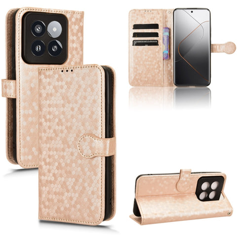 Honeycomb Dot Texture Leather Phone Case, For Xiaomi Redmi 13C / Poco C65, For Xiaomi 14 Pro, For Xiaomi Redmi Note 13 Pro+ 5G, For Xiaomi Redmi K70 5G / K70 Pro 5G, For Xiaomi Redmi Note 12S 4G, For Xiaomi 13 Ultra