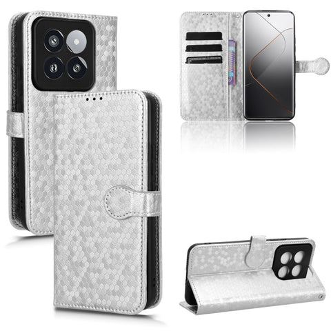 Honeycomb Dot Texture Leather Phone Case, For Xiaomi Redmi 13C / Poco C65, For Xiaomi 14 Pro, For Xiaomi Redmi Note 13 Pro+ 5G, For Xiaomi Redmi K70 5G / K70 Pro 5G, For Xiaomi Redmi Note 12S 4G, For Xiaomi 13 Ultra