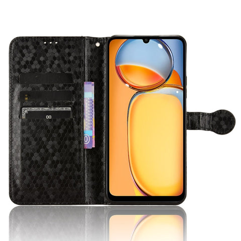 Honeycomb Dot Texture Leather Phone Case, For Xiaomi Redmi 13C / Poco C65, For Xiaomi 14 Pro, For Xiaomi Redmi Note 13 Pro+ 5G, For Xiaomi Redmi K70 5G / K70 Pro 5G, For Xiaomi Redmi Note 12S 4G, For Xiaomi 13 Ultra